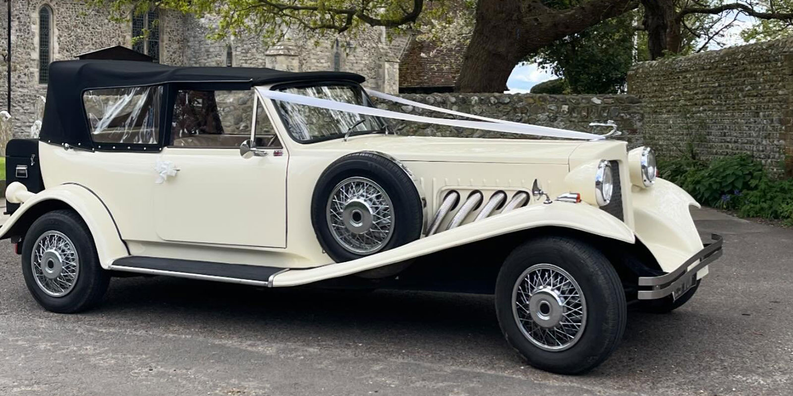 Vintage Wedding Car in Chichester